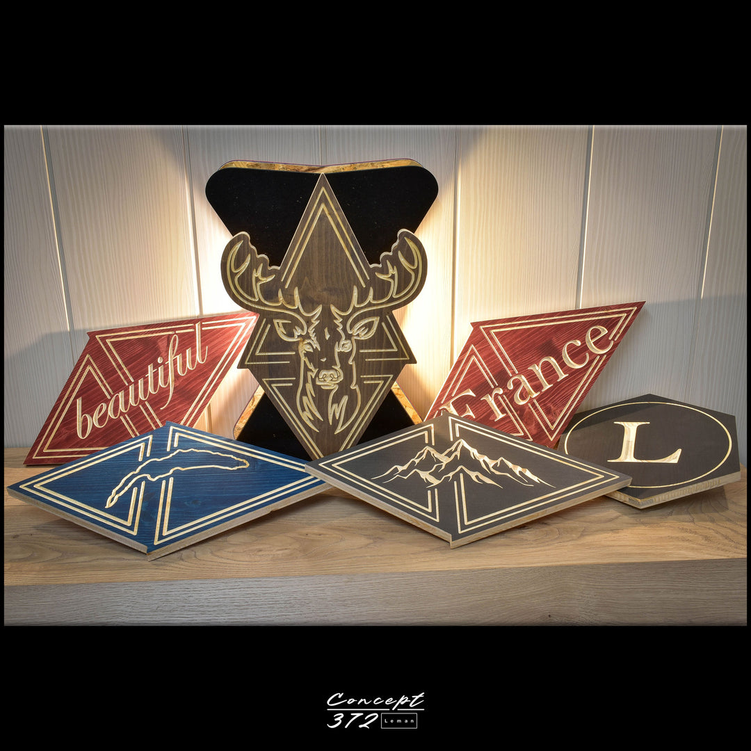 Patch "Montagnes" pour lampe MoriMa