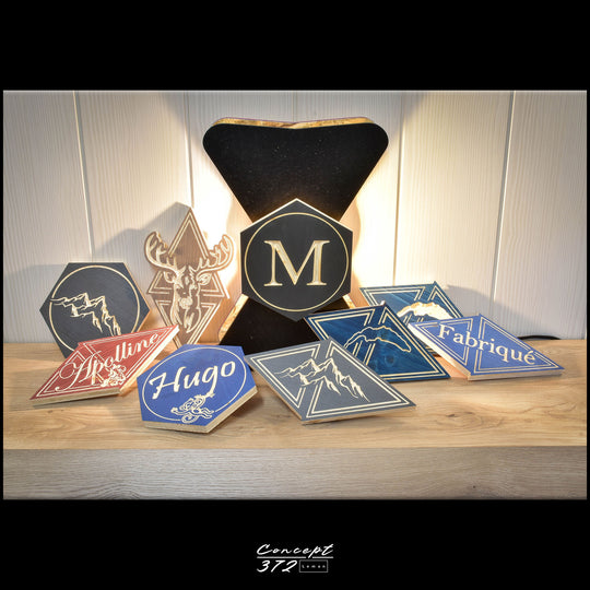 Patch "Montagnes" pour lampe MoriMa