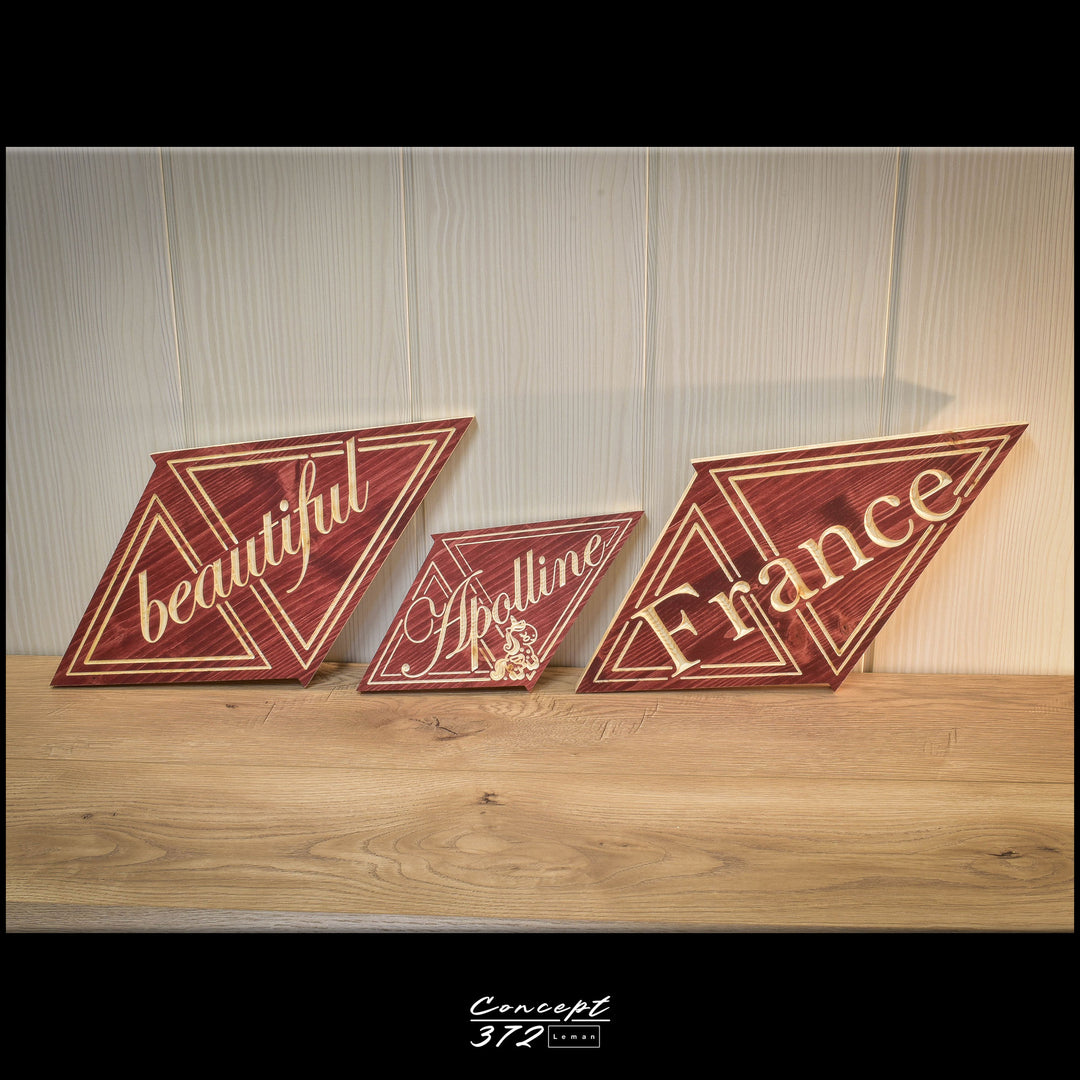 Patch "Prénom ou Mot Personnalisé" pour lampe MoriMa