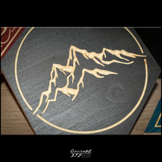 Patch "Montagnes" pour lampe MoriMa