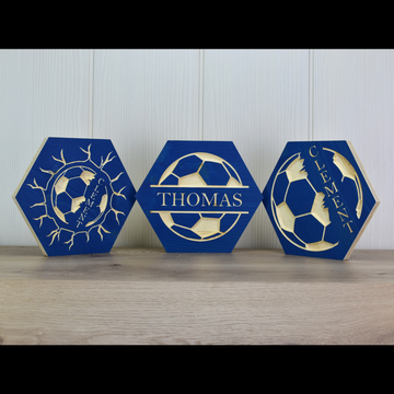 Patch "Football" et prénom personnalisable pour lampe MoriMa