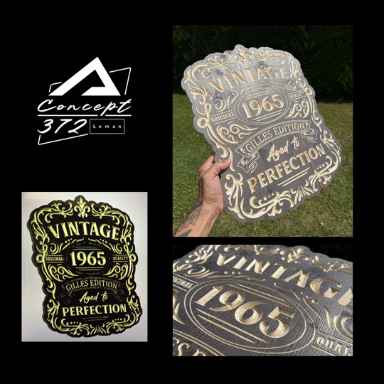 Plaque VINTAGE
