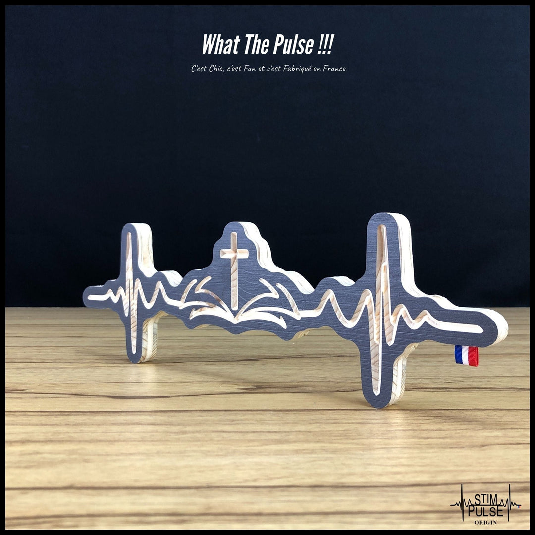 Crucifix Croix sur la Bible - StimPulse Origin