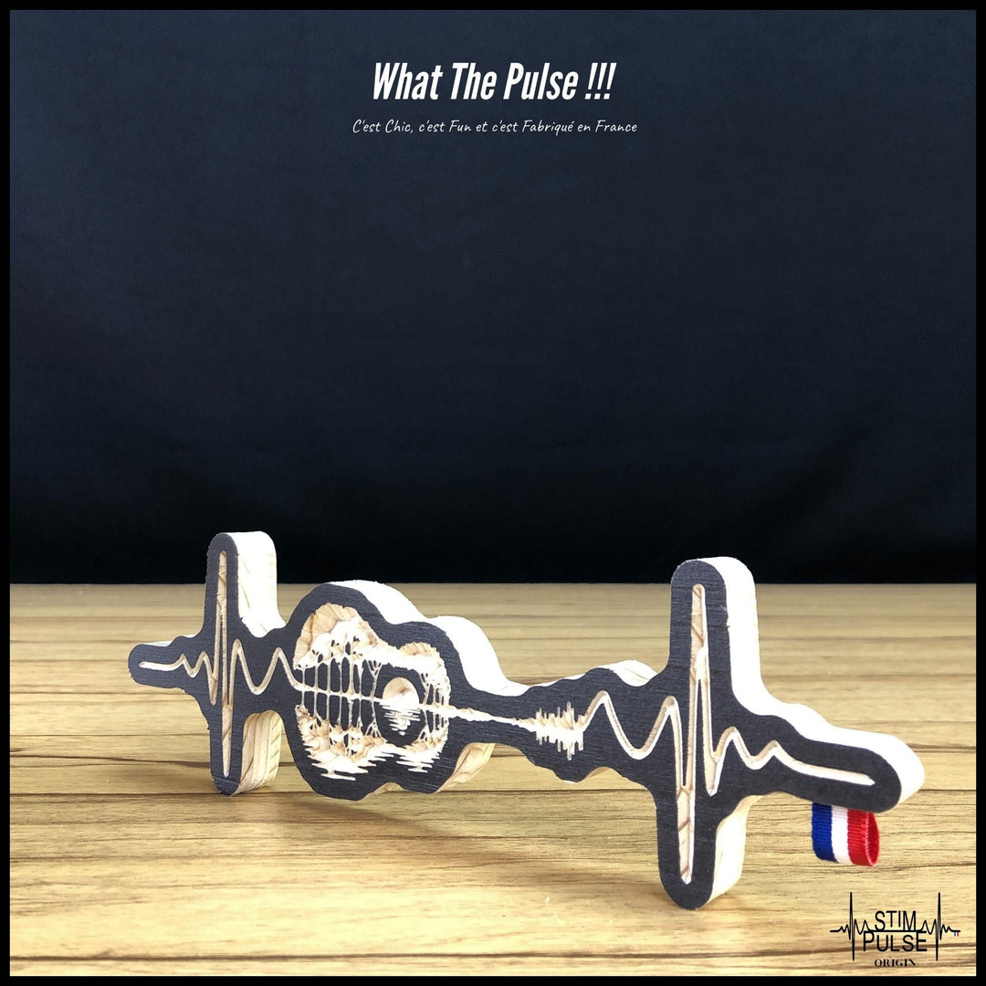 Paysage Couché de Soleil Guitare sèche - StimPulse Origin