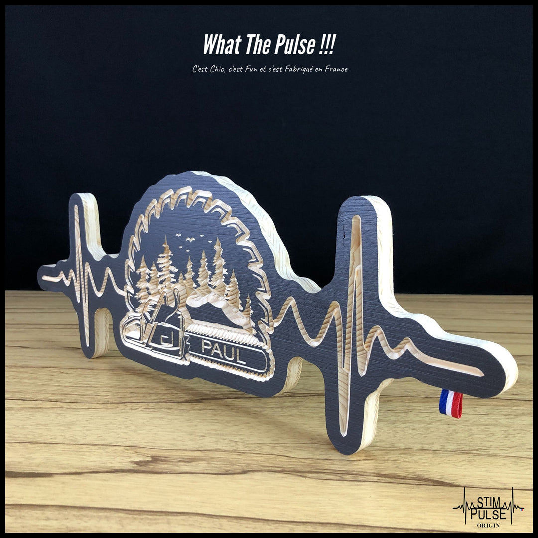 Bûcheron, tronçonneuse Prénom Personnalisable - StimPulse Origin