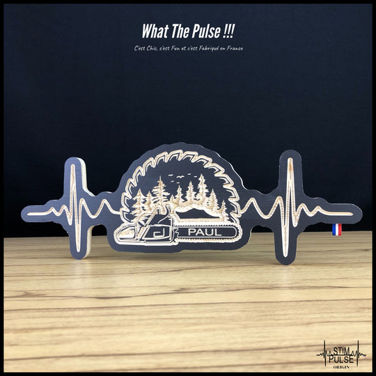 Bûcheron, tronçonneuse Prénom Personnalisable - StimPulse Origin