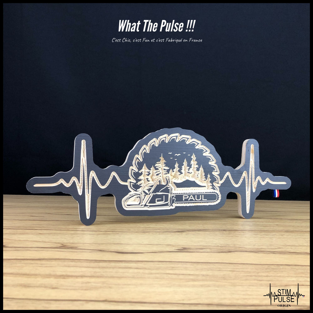 Bûcheron, tronçonneuse Prénom Personnalisable - StimPulse Origin