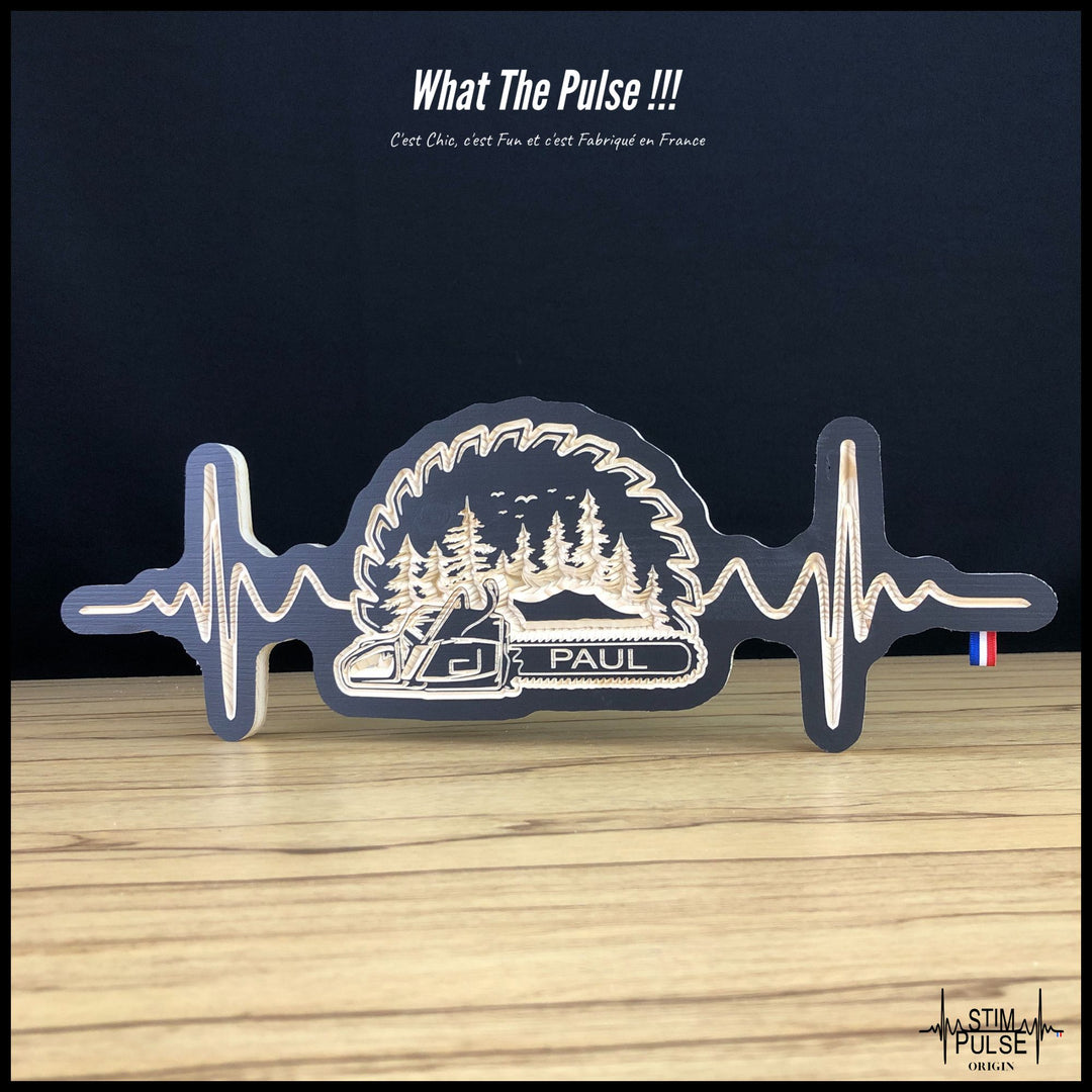 Bûcheron, tronçonneuse Prénom Personnalisable - StimPulse Origin