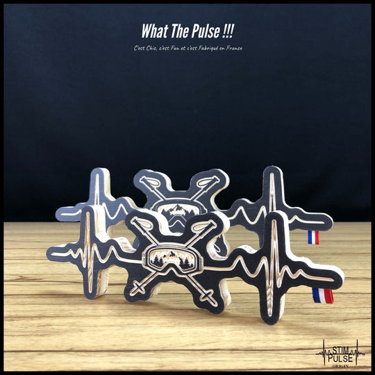 Bâtons et Masque de ski reflet montagnes - StimPulse Origin