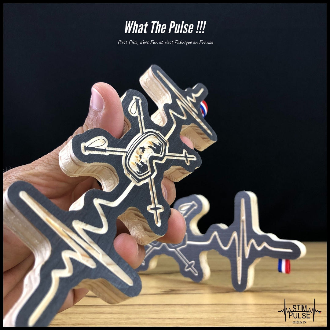 Bâtons et Masque de ski reflet montagnes - StimPulse Origin