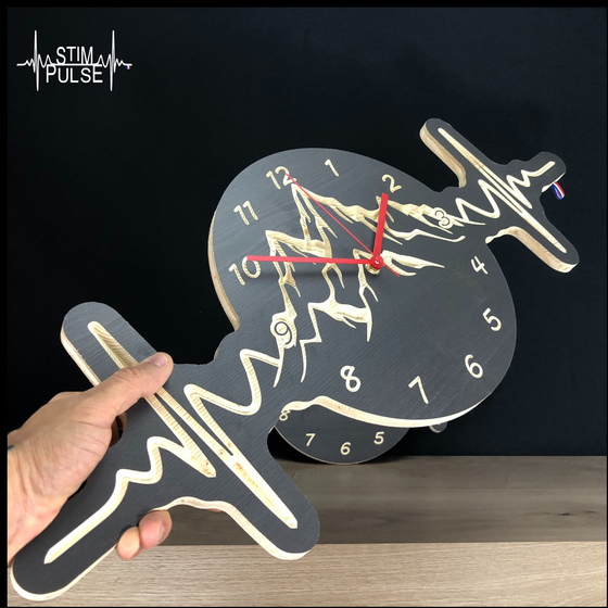 Horloge StimPulse - Montagnes