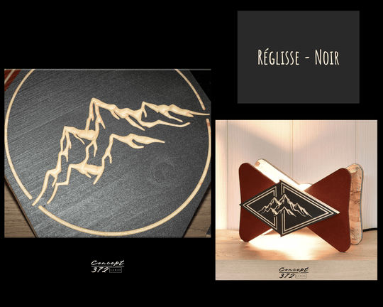Patch "Montagnes" pour lampe MoriMa
